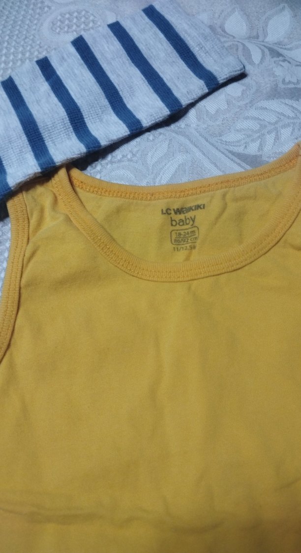 Sarı Çocuk Atlet - Görsel 2