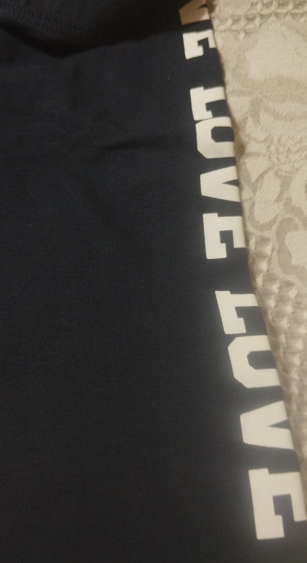 Kız Çocuk Lacivert Pamuklu Tayt - Görsel 4