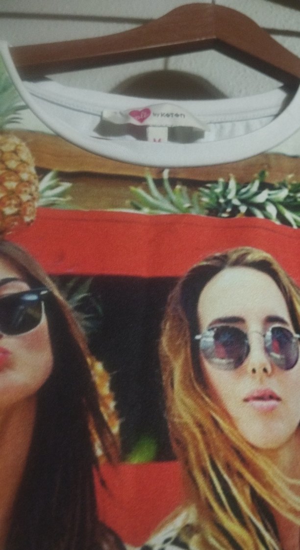 baskı kadın kolsuz tişört - Görsel 3