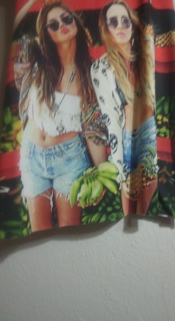 baskı kadın kolsuz tişört - Görsel 2