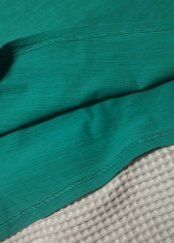 Yeşil Kısa Kollu kadın tişört - Görsel 4