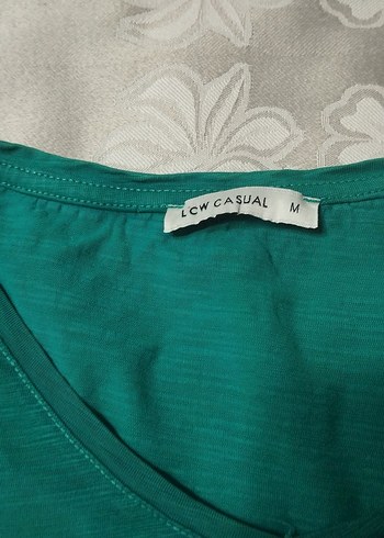 Yeşil Kısa Kollu kadın tişört - Görsel 2