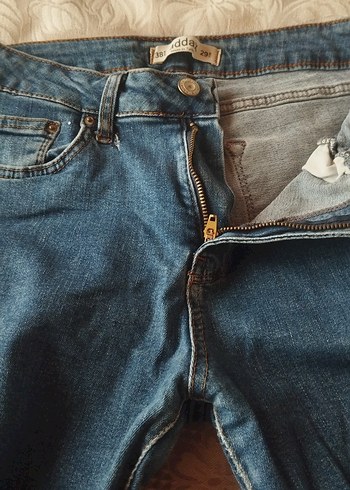 Kadın Mavi kot pantolon - Görsel 5