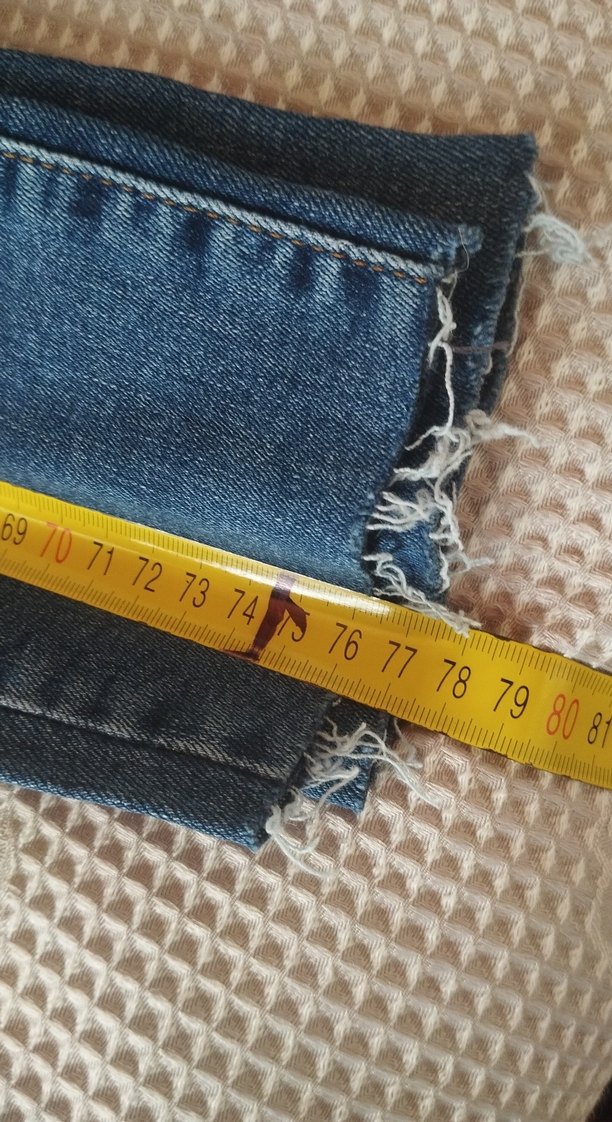 Kadın Mavi kot pantolon - Görsel 2