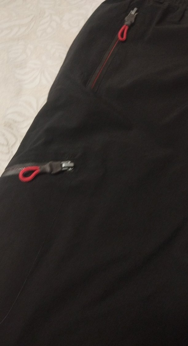 Siyah Fermuarlı Erkek Outdoor Eşofman Altı - Görsel 3