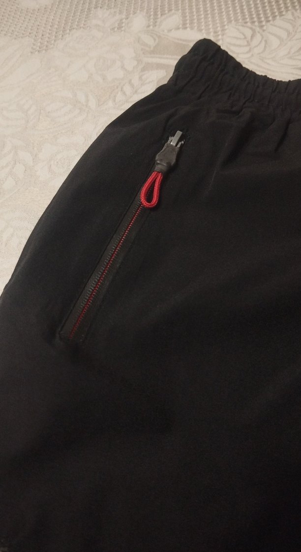 Siyah Fermuarlı Erkek Outdoor Eşofman Altı - Görsel 4