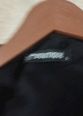 Siyah Uzun Kollu V Yaka Uzun Elbise - Görsel 6