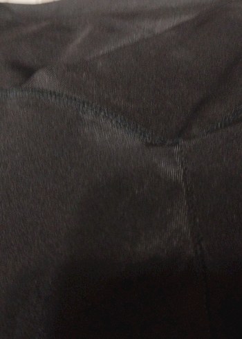 Siyah Esnek Spor Kadın Tayt - Görsel 3