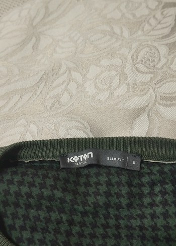 Erkek Haki Renkli Triko Bisiklet Yaka Kazak - Görsel 3