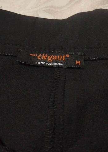 Siyah Kadın paça kısımlarından yırtmaçlı kadın pantolon - Görsel 6