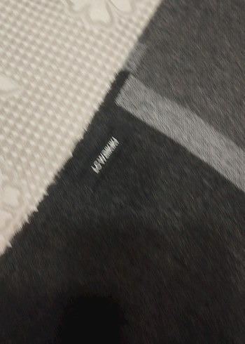 Gri Çizgili Erkek Bohem Uzun Atkı - Görsel 2