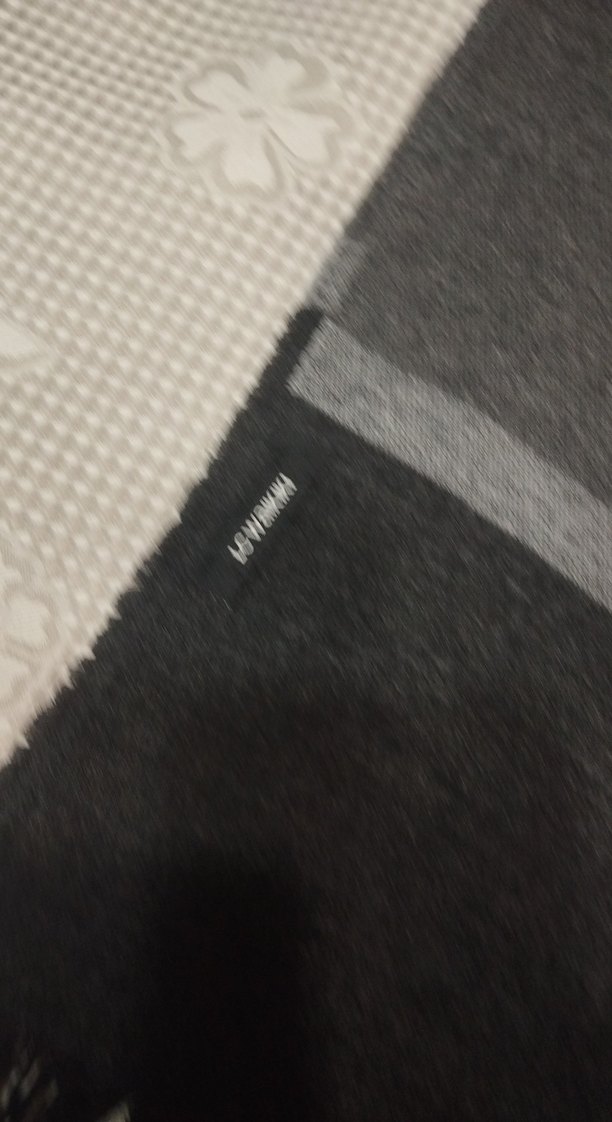 Gri Çizgili Erkek Bohem Uzun Atkı - Görsel 2