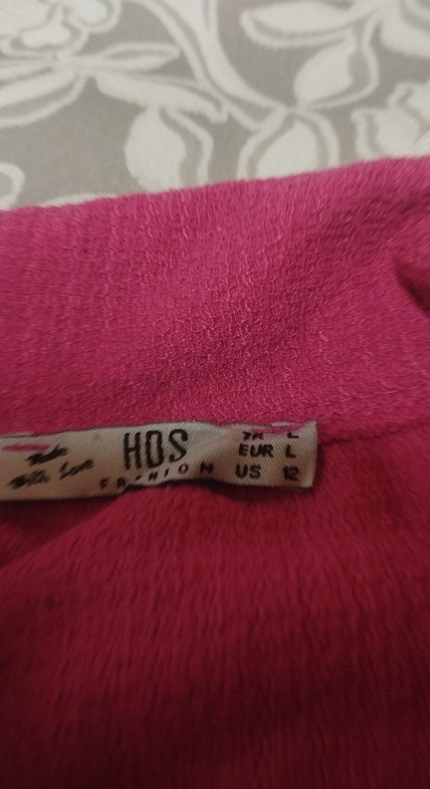 Düğmeli Pembe Kolsuz Keten Gömlek - Görsel 4