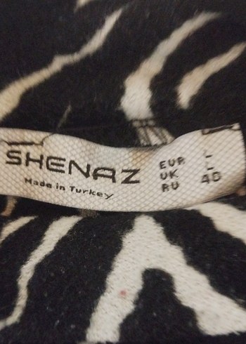 Zebra Desenli Siyah Gri Bluz - Görsel 3