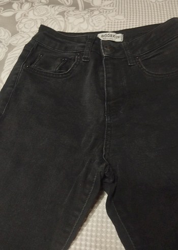 Kadın Siyah Regular Fit Kot Pantolon - Görsel 2