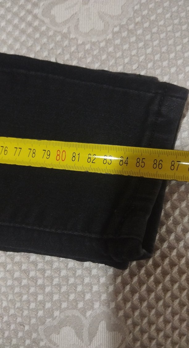 Kadın Siyah Regular Fit Kot Pantolon - Görsel 4