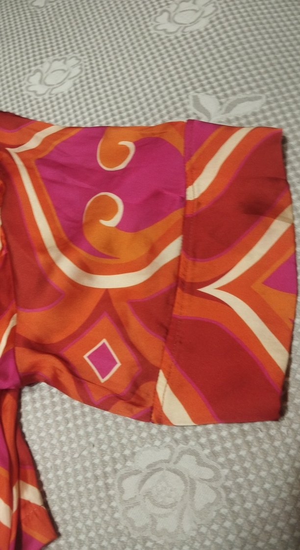 Renkli Bağcıklı Bohem Mini Gömlek - Görsel 3