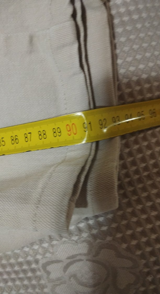 Bej Keten Kadın kot pantolon - Görsel 5