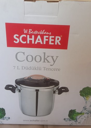 Schafer Cooky 7 L Düdüklü Tencere Gri