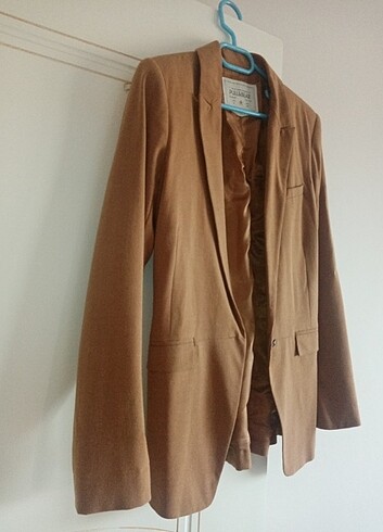 Pull and Bear Pull and bear m beden taba blazer ceket