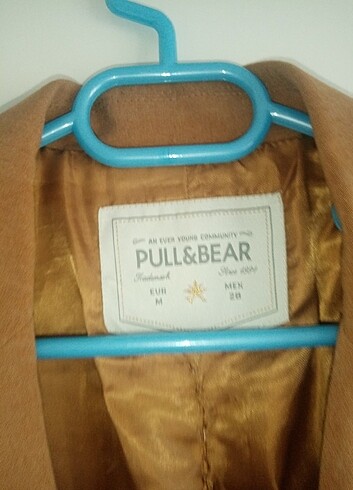 m Beden camel Renk Pull and bear m beden taba blazer ceket