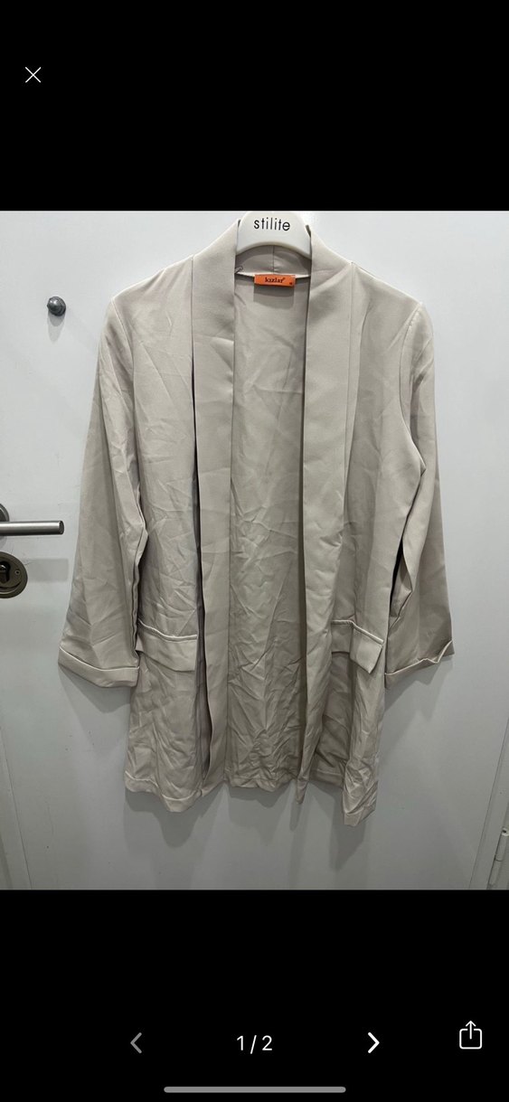 Şal yaka ceketelbise - Görsel 2