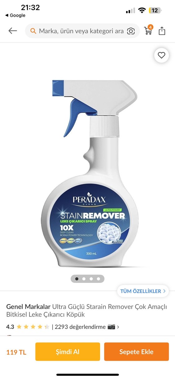 Bitkisel Leke Çıkarıcı - Görsel 2