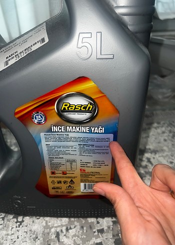 Rasch İnce Makine Yağı - Görsel 5