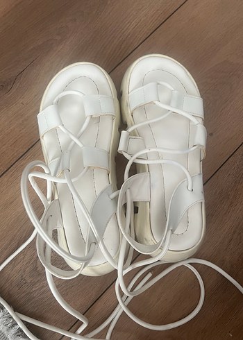 Bilekten Bağlamalı Kadın Sandalet - Görsel 7