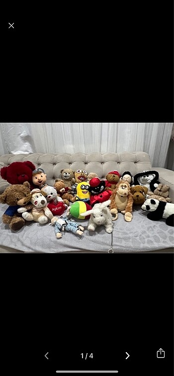Peluş hayvanları