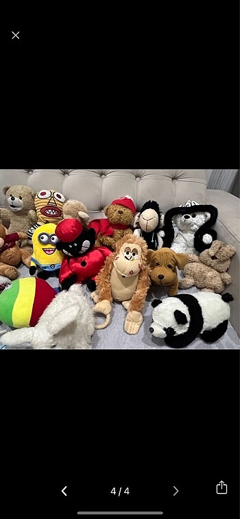  Beden Peluş hayvanları
