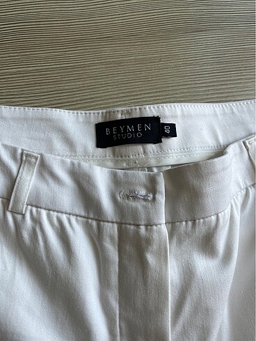 Beymen Business Beymen Pamuklu keten pantolon