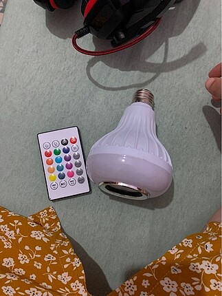bluetoothlu renkli lamba