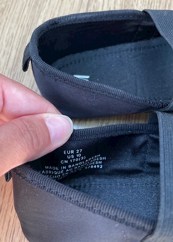 H&M H&M Siyah Kız Çocuk Babet Ayakkabı