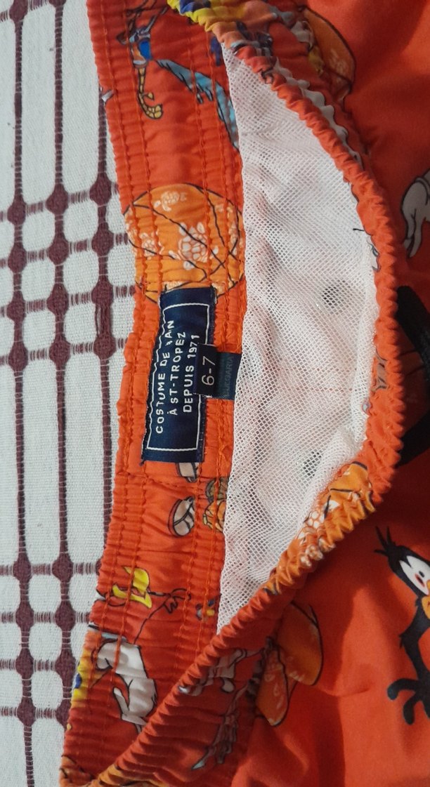 Renkli Baskılı Mini Erkek Deniz Şortu - Görsel 3