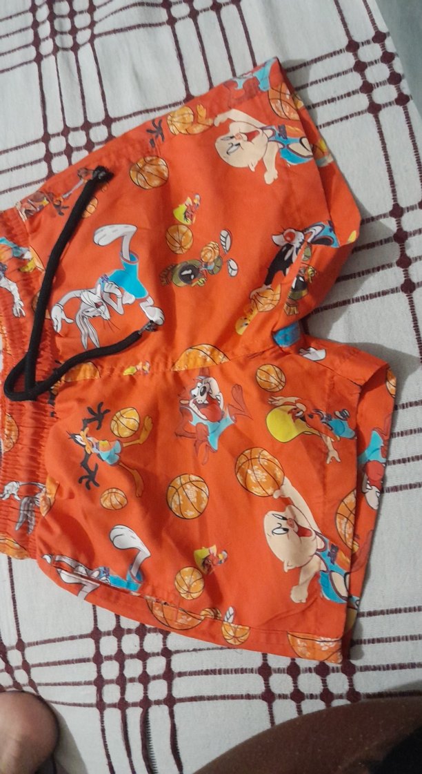 Renkli Baskılı Mini Erkek Deniz Şortu - Görsel 2