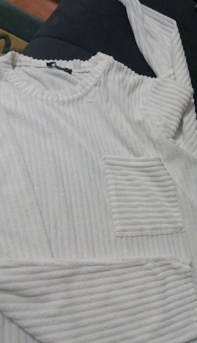 Gri Örgü Kadın Uzun Kollu Triko - Görsel 2