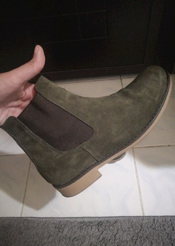 Kemer Detaylı Gri Erkek Bot - Görsel 2