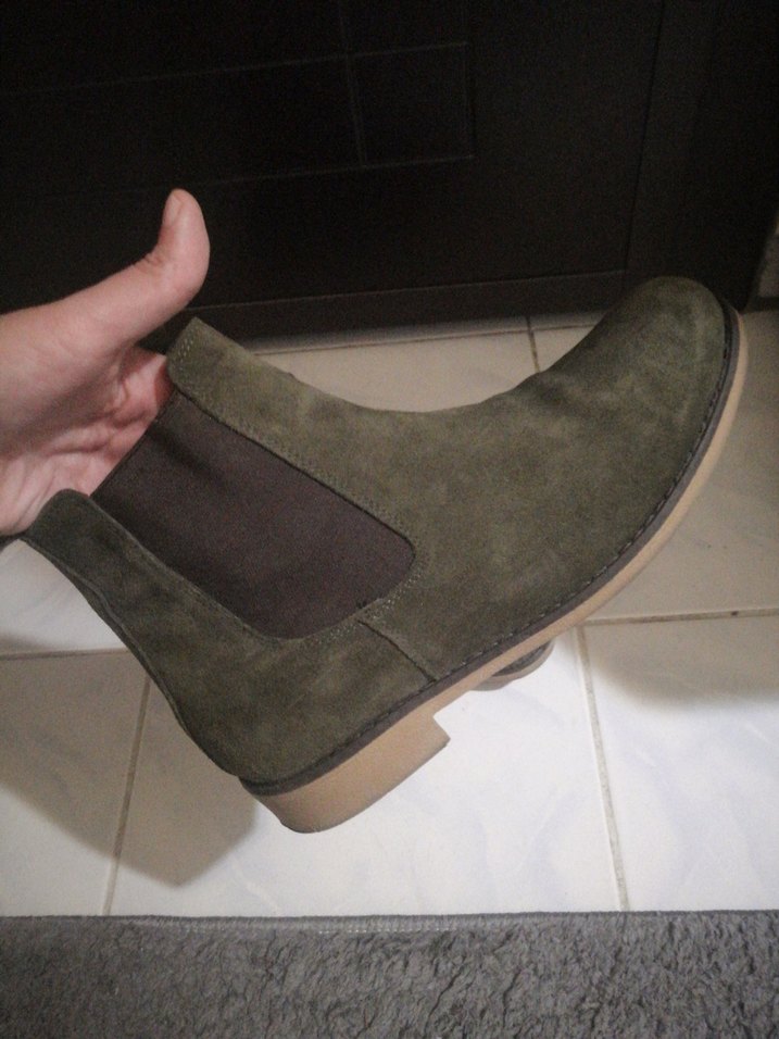 Kemer Detaylı Gri Erkek Bot - Görsel 2