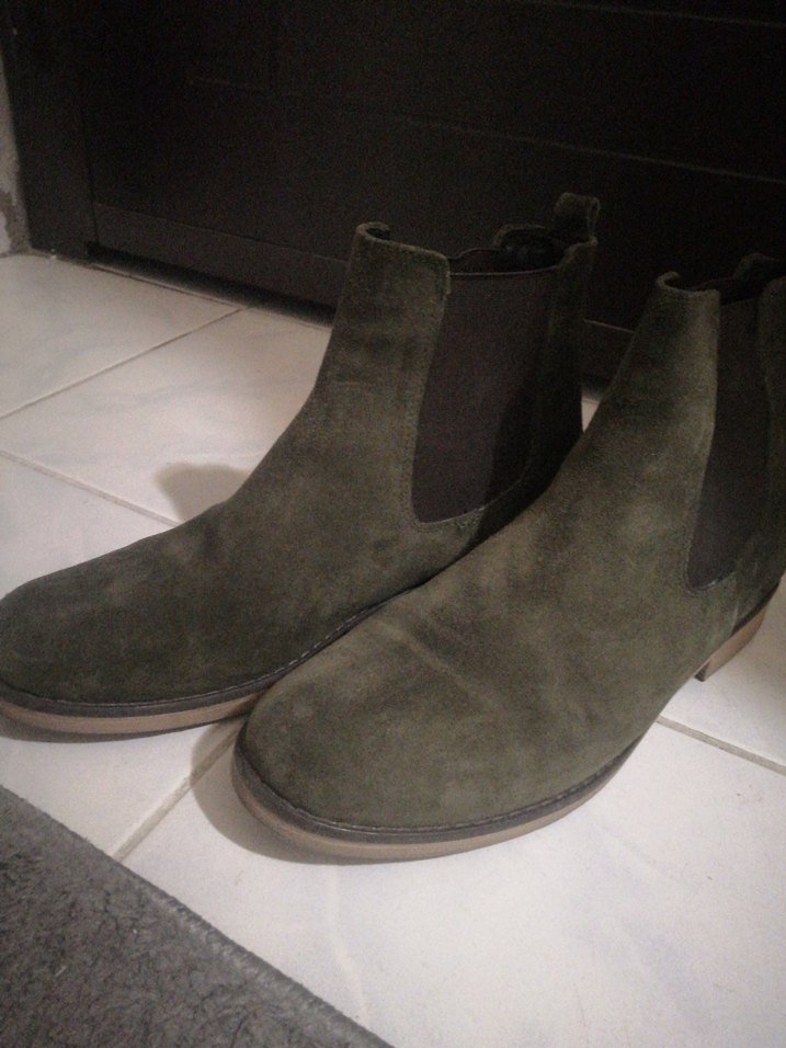 Kemer Detaylı Gri Erkek Bot - Görsel 4