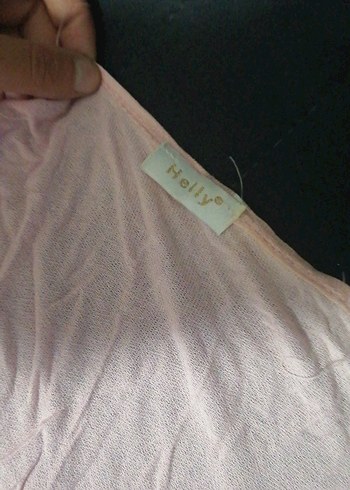 Uzun Kollu Pudra Pembe Nakışlı Hemşire Önlüğü - Görsel 3