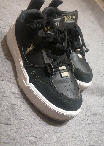 Siyah Bağcıklı Platform Spor Ayakkabı - Görsel 4