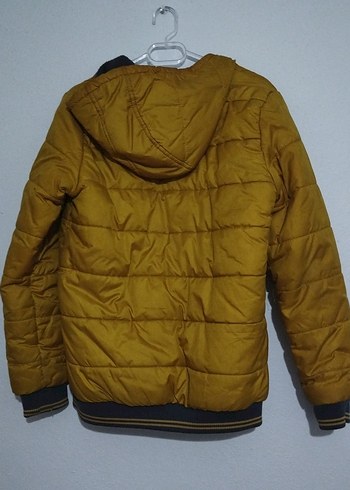 Sarı Fermuarlı Erkek Sokak Stili Mont - Görsel 3