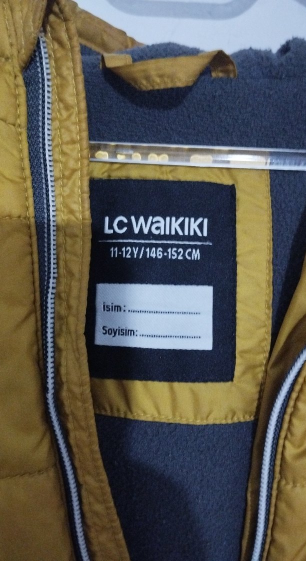 Sarı Fermuarlı Erkek Sokak Stili Mont - Görsel 2