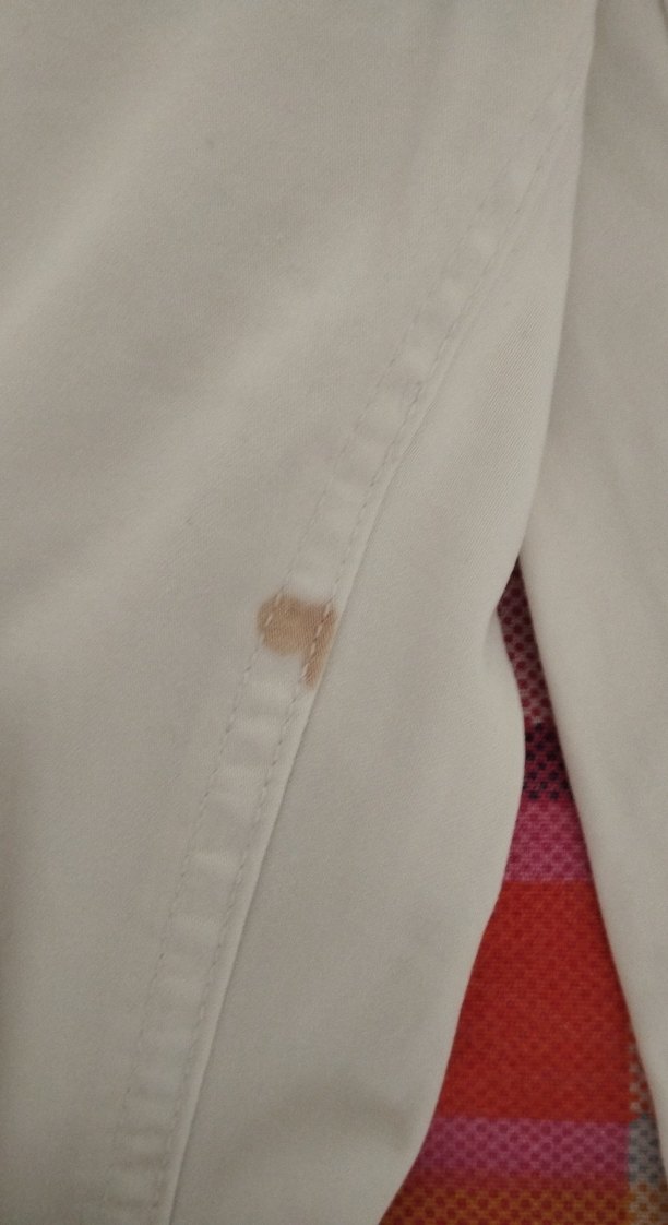 Kadın Beyaz Pamuk Kumaş Pantolon - Görsel 2