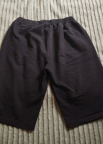 Siyah Baskılı Erkek Çocuk Bol Kesim Şort - Görsel 2