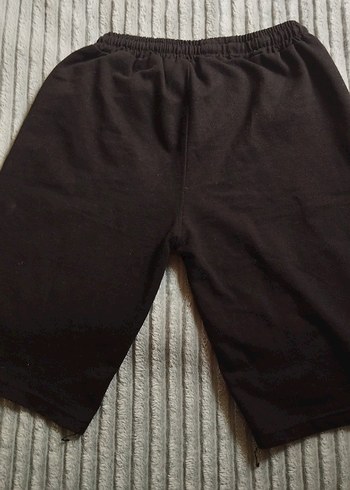 Siyah Erkek Çocuk Rahat Kesim Şort - Görsel 4