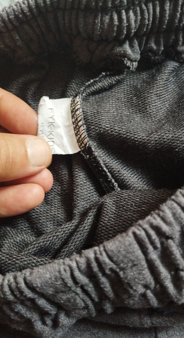 Gri Baskılı Pamuklu Erkek Mini Şort - Görsel 4