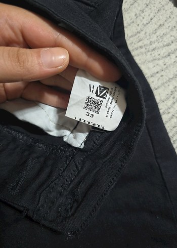 33 Beden Siyah Bol Kesim Denim Jean erkek