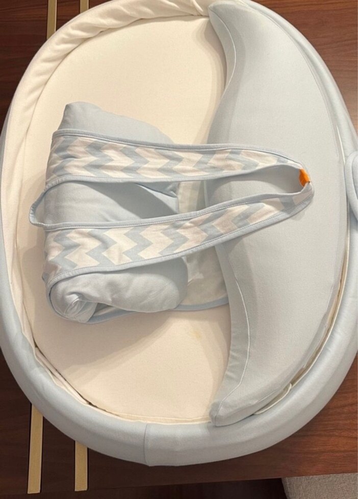 Kokonanny blue wave bebek yatağı - Görsel 5